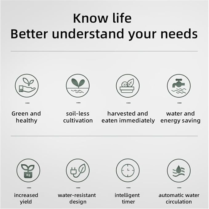 DIY Hydroponic Colonization Cups Hydroponics Tower Garden Hydroponic Growing System Automatic Water Circulation and Intelligent Timer for Gardening LoverGreen5 Tiers