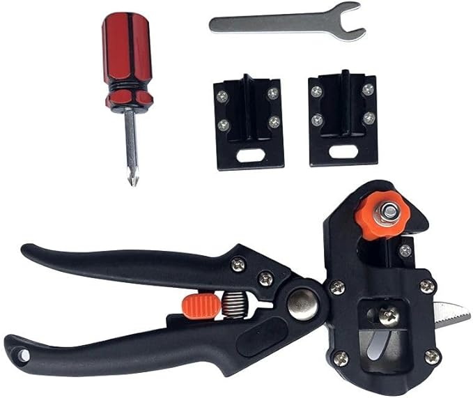 CHKJ Garden Grafting Pruning Tool Set Fruit Tree Pruning Shears Scissors Fruit Tree Pruning Machine Fruit Tree Grafting Scissor