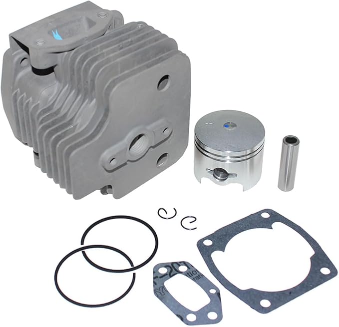 Cylinder Piston Kit for RedMax EB6200 EB7000 EB7000RH EB70001 EB7001RH EB4401 EB4300 EB4400 Zenoah EB430 EB440 EB441 EB4300 EB6200 MD431A MD431D MD431M PN 2750-12111 1490-12113 1490-12114