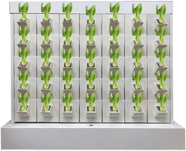 Hydroponic Growing Tower Vertical Planter Tower Hydroponics Growing System Kit for Fruits Vegetables Herbs and Miniature Greens(Large)