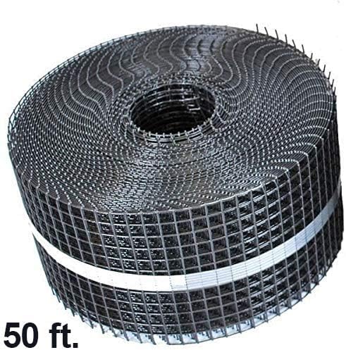 Bird Barrier Wire Mesh Screen for Solar Panel Protection 50’ X 8” X 1/2” Black PVC Coated Protect Your Solar Panels - Fastener Clips Sold Separately