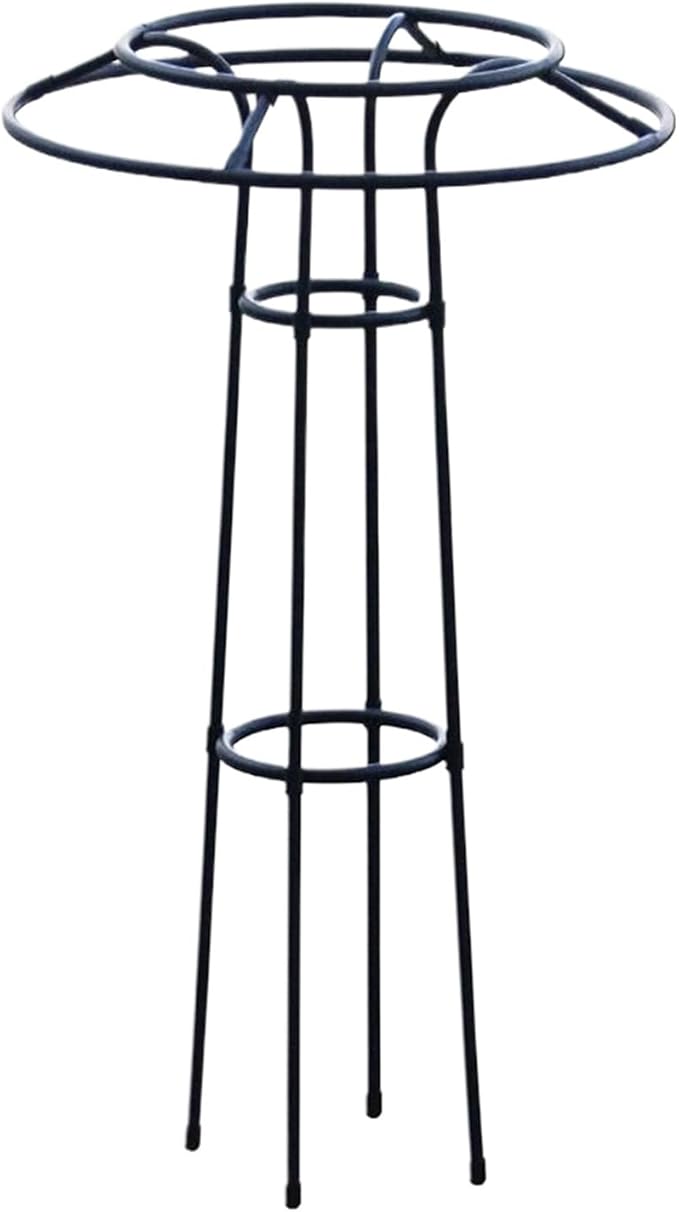 Garden Trellis - Vertical Support Decorative Frame Weatherproof Design | Adjustable Umbrella Shape with Iron Frame for Balcony Gardening Flower Climbing Vegetable Vines in Patio and Greenhouse