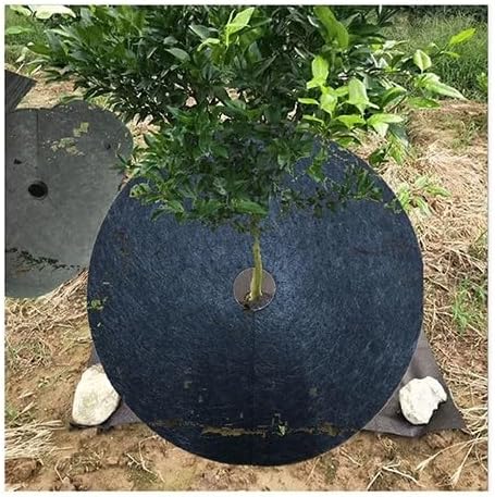 10pcs Weeding Cloth Non-Woven for Gardening Biodegradable Weed Control Fabric Ground Cover Agriculture Orchard Weeding Cloths(52x52x6)