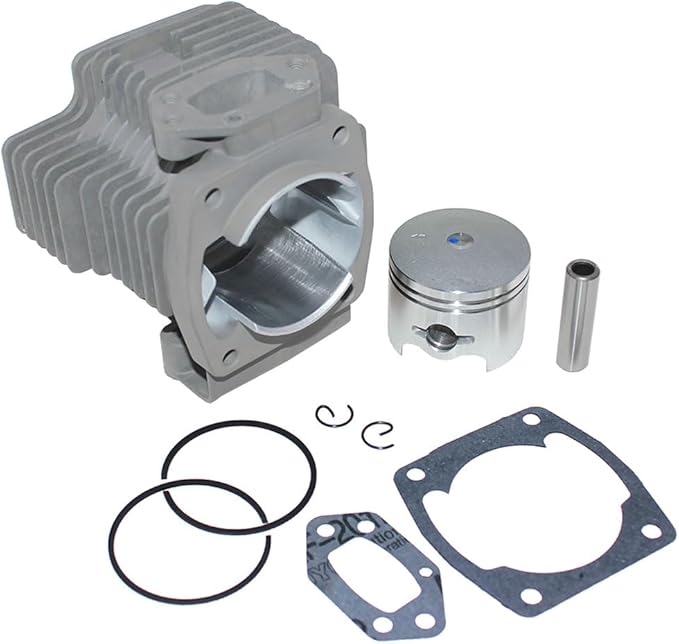 Cylinder Piston Kit for RedMax EB6200 EB7000 EB7000RH EB70001 EB7001RH EB4401 EB4300 EB4400 Zenoah EB430 EB440 EB441 EB4300 EB6200 MD431A MD431D MD431M PN 2750-12111 1490-12113 1490-12114