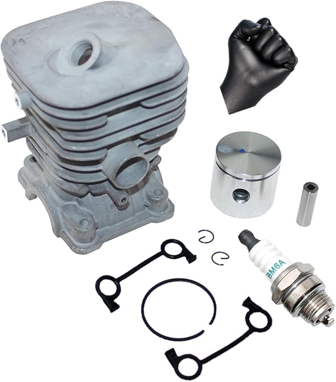 Cylinder Piston Kits for Husqvarna 125B 125BX 125BVX Jonsered B2126 BV2126 RedMax HB280 HB281 Poulan HB280 HB281 Craftsman 358794810 358794811 Blower PN 587597301 529900601 545132601