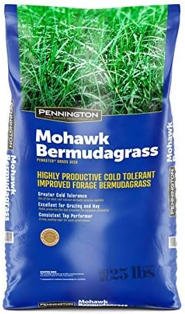 PENNINGTON Mohawk Bermudagrass HULLED PENKOTED with Cold TOLERENCE 1EA/25 LB