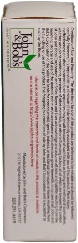 John&ampBob’s Penetrate Liquid Biotiller | Organic Clay Soil Treatment Break up Hard &amp Clay Soil Pet Safe 8oz. (1000 sq. ft.)