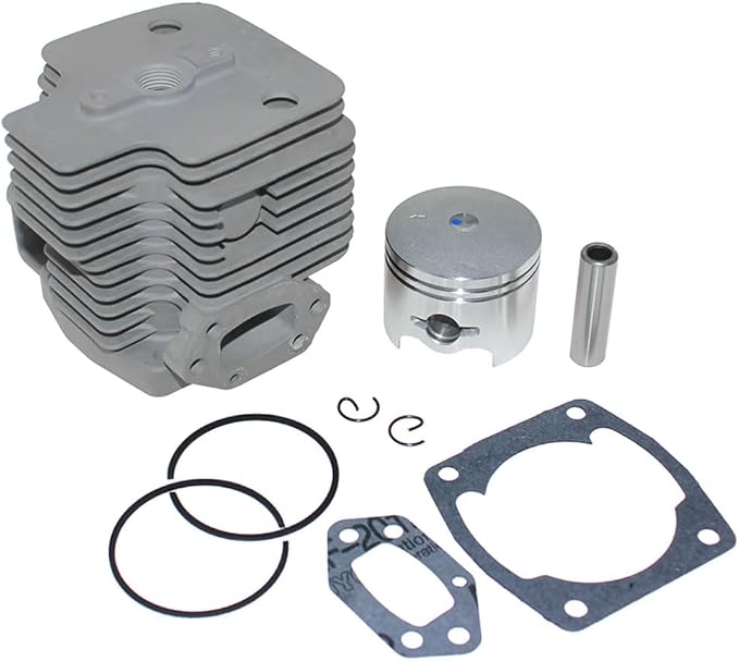 Cylinder Piston Kit for RedMax EB6200 EB7000 EB7000RH EB70001 EB7001RH EB4401 EB4300 EB4400 Zenoah EB430 EB440 EB441 EB4300 EB6200 MD431A MD431D MD431M PN 2750-12111 1490-12113 1490-12114
