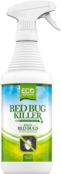 Eco Defense Bed Bug Killer - Bed Bug Spray &amp Dust Mite Spray - Natural Treatment - 16 Oz