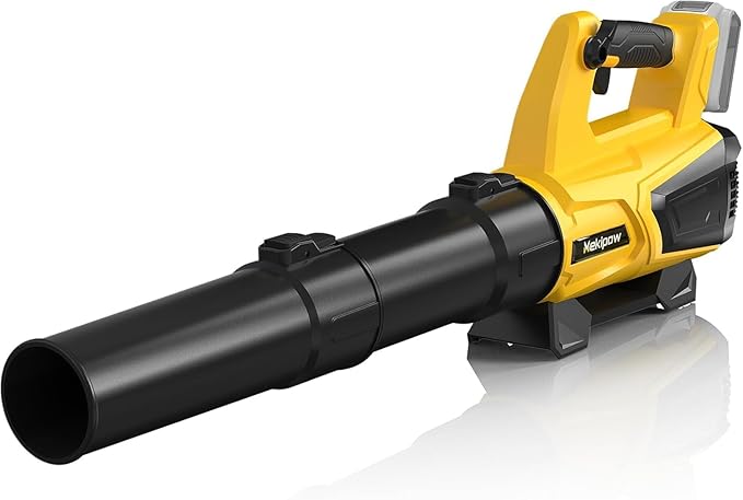 Cordless Leaf Blower Fit for Dewalt 20V 650 CFM Electric Handheld Leaf Blower with Brushless Motor Built-in Protection Variable Speed Turbo Mode for Driveway Lawn Care Yard Snow(Tool ONLY)
