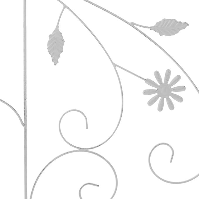 2 Pack 20.08×82.68in Rustic Iron Garden Trellis – Weather-Resistant Plant Support for Outdoor Climbing Vines Flowers &amp Vegetables