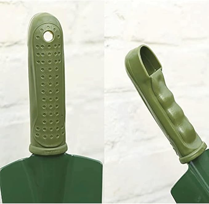 Garden Tool Set 3 Piece Heavy Duty Garden Trowels Cast-Aluminum Garden Hand Shovels with Non-Slip Rubber Grip -Gift for Women and Men