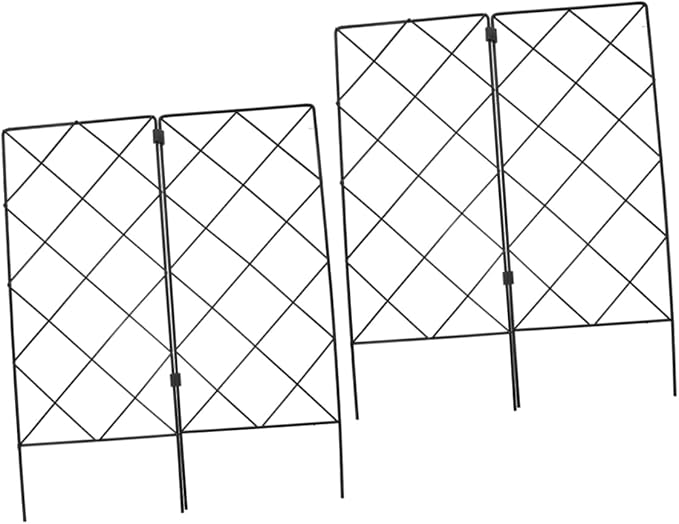 SUPVOX 2pcs Garden Trellis Support Bracket for Climbing Plants Gardening Supplies Plant Pole Rack Outdoor Indoor Raspberry Trellis