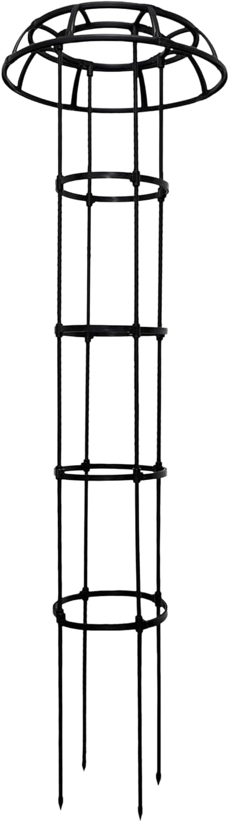 Garden Trellis - Mushroom Top Trellis | Plant Trellis for Potted Plants | Flower Vegetables Cage Rack | Small Tower Obelisk | Plant Stake for Flower | Plant Trellis Support for Potted Houseplant Vine