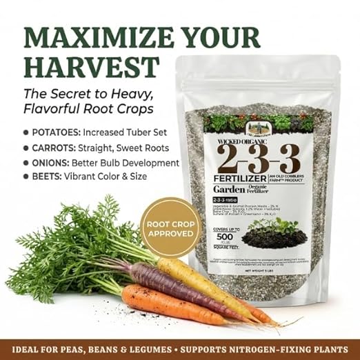Old Cobblers Farm Wicked Organic Seed Starter Fertilizer 2-3-3 – Gentle Nutrition for Strong Root Development (5 lbs | 10 lbs | 15 lbs | 20 lbs) (5 lbs)