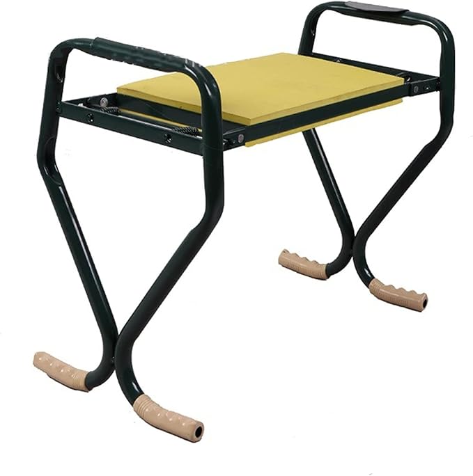 KANDUO Garden Kneeler and Seat Foldable Garden Stool Heavy Duty Garden Seat Stools Garden Kneeler for Outdoor Gardening