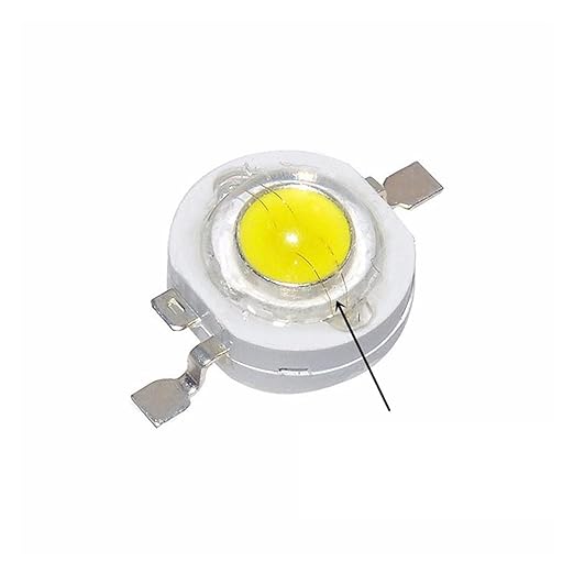 10pcs 1W 3W LED COB Lamp Chips 33mil 45mil Epistar Warm White Cool White Red Green Blue Yellow Grow led Diodes for Spotlight(White Full Spectrum1W 33mil)