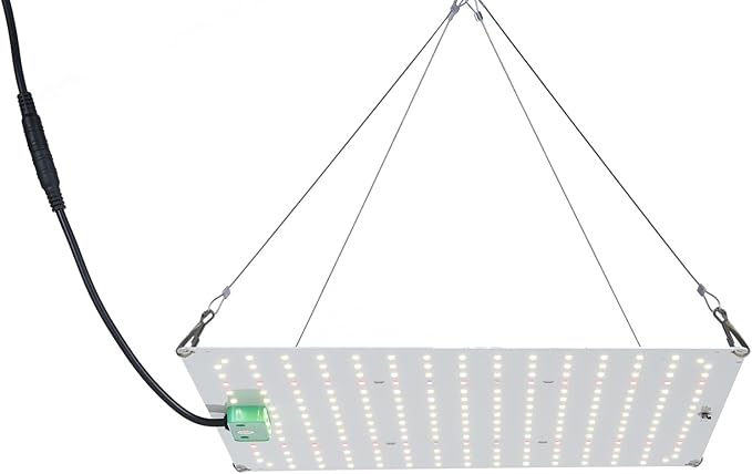 Plant Grow Light Full Spectrum Growth Light LED Indoor Plant Supplement Light 3000K 5000K IR UV Grow Light for Green Plants Flowers Vegetables with Hanging Chains and Lifting Rope
