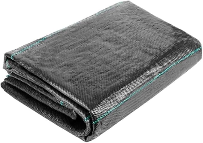1pc Black Weed Barrier Landscape Fabric 1 * 10/20 Meters Heavy Duty Geotextile Fabric Garden Control Cloth(1MX10M)