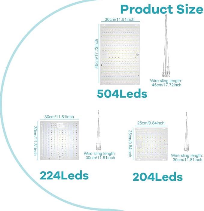 2PCS 1000W Innovative Sunlight-Mimic LED Plant Lights 224 LEDs Advanced Spectrum High Efficiency Ultra-Deep Penetration Dimmable for Optimal Growth Ideal for Indoor Hydroponic Farms&ampPlant Propaga