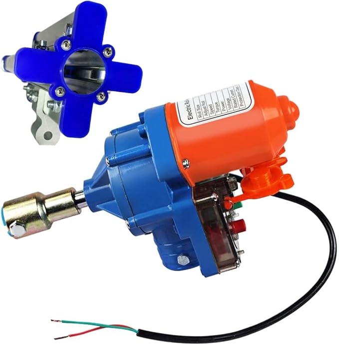 UYGALAXY 100W Greenhouse Film Roll Up Side Motor + Precise Bearing Climber for Greenhouse Ventilation 24V Automatic Venting