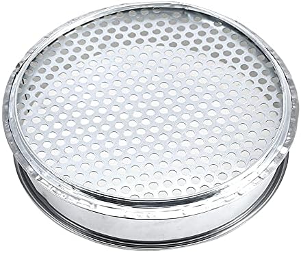 1pc Metal Garden Sieve 6/7/12mm Riddle For Composy Soil Stone Mesh Gardening Tool Soil Sieve (Color : 12mm)