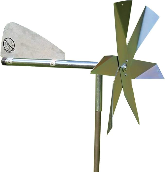 Lehman's Mole Chasing Humane Deterrent Windmill Covers 20000 Feet Using Vibrations from Wind Pack of 3