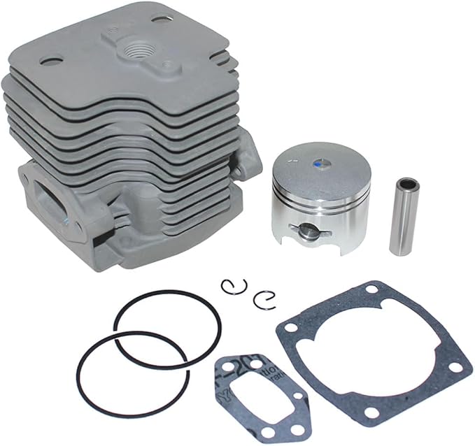 Cylinder Piston Kit for RedMax EB6200 EB7000 EB7000RH EB70001 EB7001RH EB4401 EB4300 EB4400 Zenoah EB430 EB440 EB441 EB4300 EB6200 MD431A MD431D MD431M PN 2750-12111 1490-12113 1490-12114
