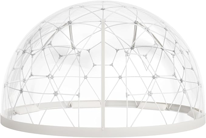 VEVOR Garden Dome Tent 12 x 7.2 ft Clear Bubble Tent House for 4-7 Person Waterproof PVC Geodesic Dome Greenhouse with Ventilated Window Outdoor Igloo Tents for Patio Backyard Party Camping