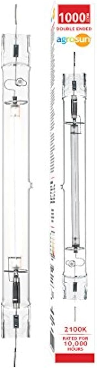 Agro Sun 1000W HPS Double-Ended Bulb (12/cs) Glass