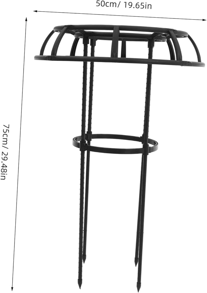 Metal Plant Trellis for Climbing Garden Trellis for Potted Plants Decorative Flower Support Rack Polished No-Burrs Steel Pp Material