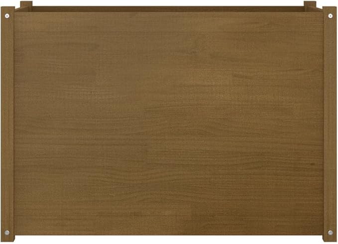 Raised Garden Bed Garden Planter Box Planter Raised Bed Wood Planter Box Grow Vegetable Flower Herb Gardening Honey Brown 39.4x19.7x27.6 Solid Wood Pine