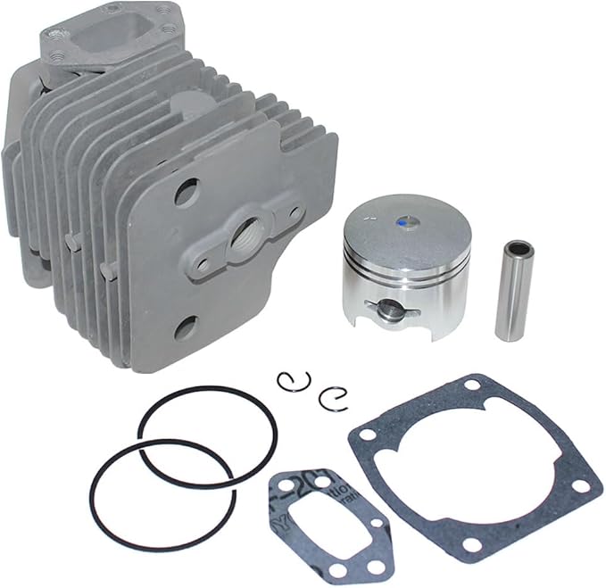 Cylinder Piston Kit for RedMax EB6200 EB7000 EB7000RH EB70001 EB7001RH EB4401 EB4300 EB4400 Zenoah EB430 EB440 EB441 EB4300 EB6200 MD431A MD431D MD431M PN 2750-12111 1490-12113 1490-12114