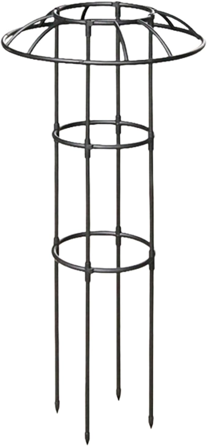 Garden Umbrella TrellisDecorative Vertical Rustproof Stable Climbing Plants Support - Support Cage Umbrella Trellis | for Vine Rose Clematis Vegetable Dragon Fruit Cucumber Hydrangeas Jasmine