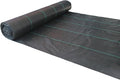 Weed Control Membrane UV Stabilised Weed Barrier Fabric Porous Landscape Fabric Trimmable Black Woven Roll Perfect for Gardens Patios Flower Beds(1.5 * 100m)