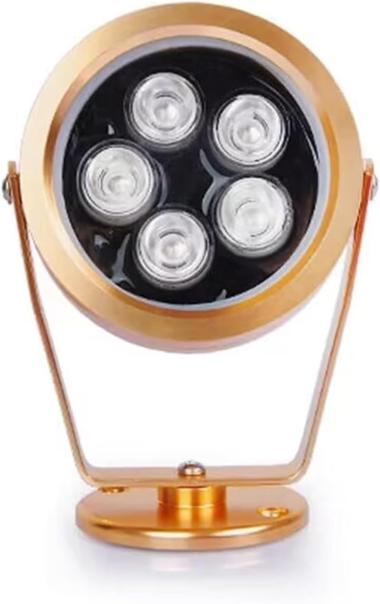 Ground LED Landscape Lights - LED Beam Spotlight Outdoor IP65 Waterproof Round Wall Lamp Rotatable Decorative Lights/For Pathway Driveway Decks Stair Step Landscape Lighting(Green3W(85-265V))