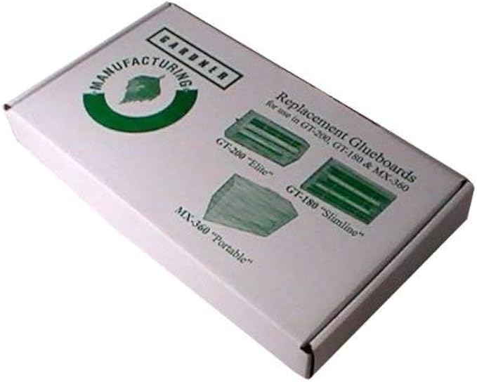 Gardner EL-62 Insect Trap Replacement Glue Boards for GT-180 GT-200 GT-215 MX 360 (Black 10 Pack)