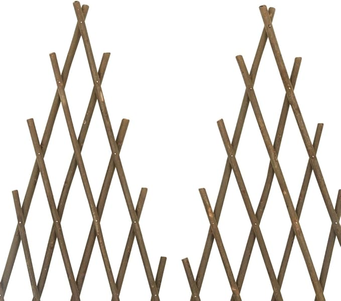 Willow Garden Trellis FencesTrellis for Climbing Plants OutdoorExpandable Plant Climbing LatticePlant SupportFence Extension5 pcs 66.9x29.5