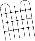 Garden Trellis Frame for Climbing Plants Outdoor Roses Trellis Plant Supported Frame for Outdoor Indoor Plants Vines Cucumbers Black
