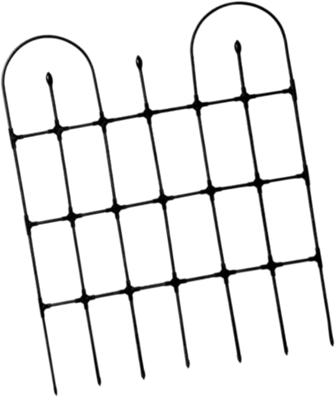 Garden Trellis Frame for Climbing Plants Outdoor Roses Trellis Plant Supported Frame for Outdoor Indoor Plants Vines Cucumbers Black