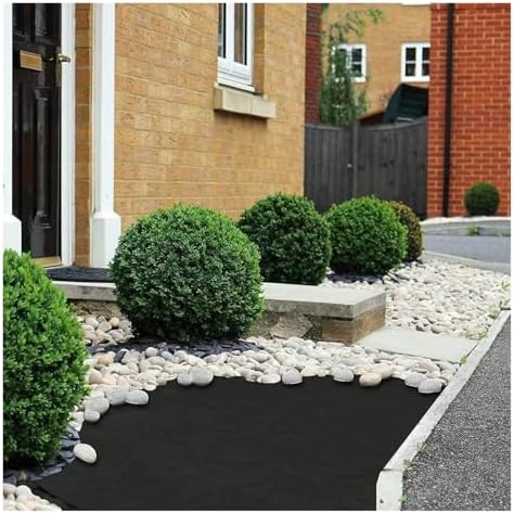 Weed Control Membrane - Heavy-Duty Landscaping Fabric for Outdoor Garden Weed Prevention - Durable Ground Cover Mat (0.91x31m/3x100ft)