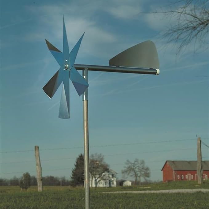 Lehman's Mole Chasing Humane Deterrent Windmill Covers 20000 Feet Using Vibrations from Wind Pack of 3