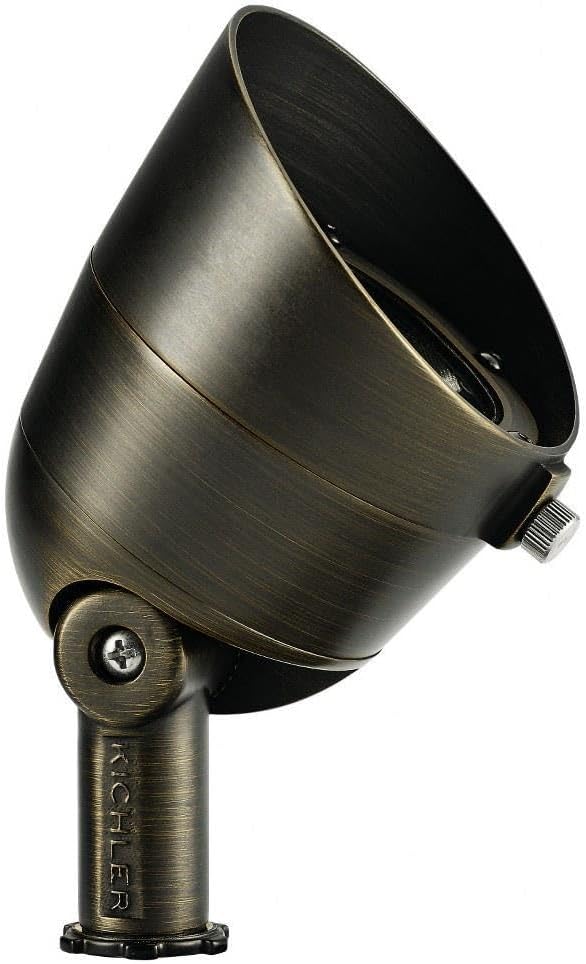 Kichler 16156CBR30 Transitional Accent from Landscape LED Collection in Brass Finish 3.50 inches