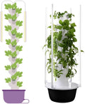 Hydroponic Tower | Vertical Planter Tower | Hydroponics Growing System Kit |with LED Light Plants Indoor Hydroponic Vegetable Tower for Gardening Lover7-Layer