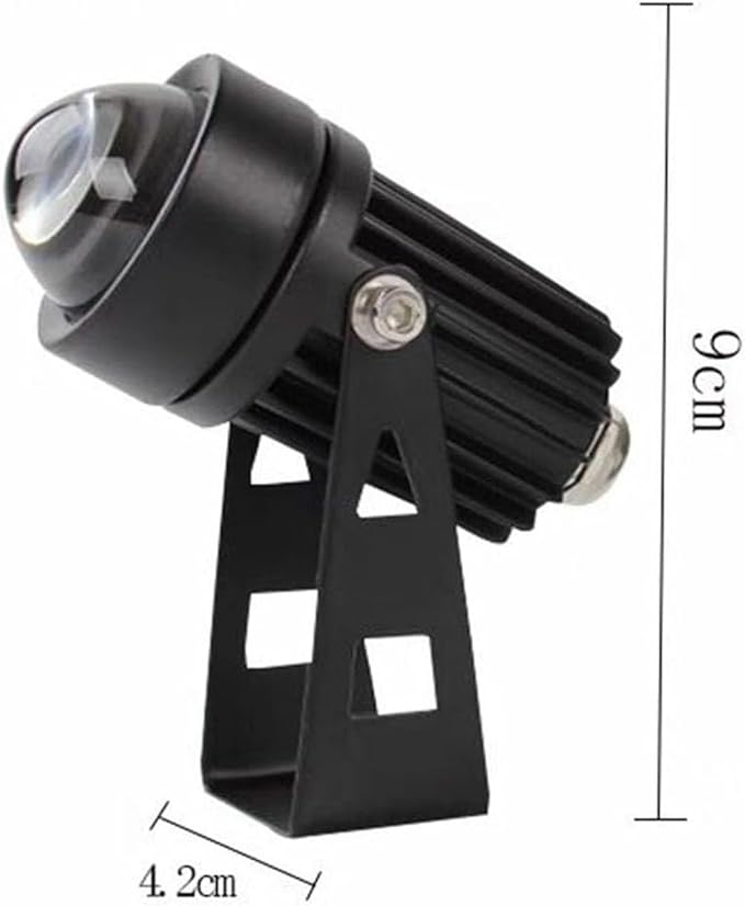 2PCS LED Spot Lights Spotlight Narrow Beam Light IP65 Outdoor Waterproof Wall Lamp Landscape Lighting AC 85-265V Spotlight Beam Light for Garden Courtyard(Purple)