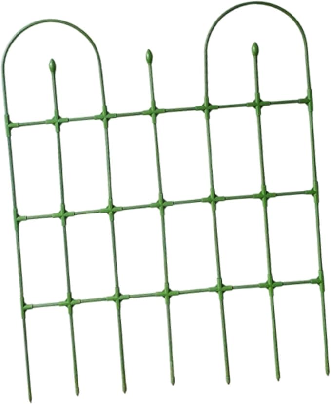 Garden Trellis Frame for Climbing Plants Outdoor Roses Trellis Plant Supported Frame for Outdoor Indoor Plants Vines Cucumbers Green