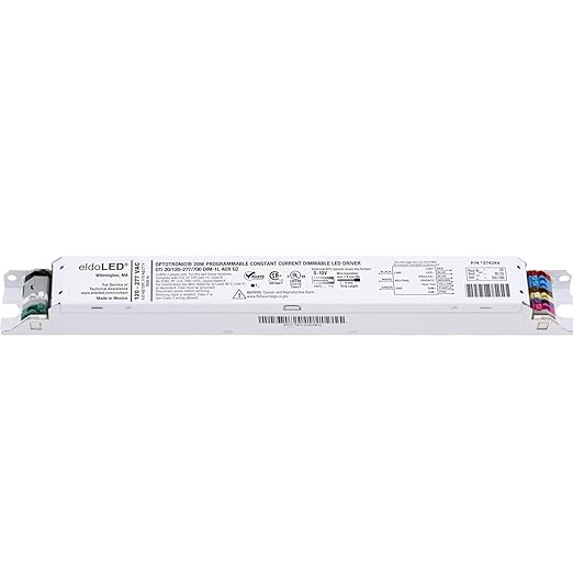 OPTOTRONIC OTi 20W 120-277 0A7 DIM-1 L AUX Constant Current Programmable Linear LED Driver (*2743X4 / 57453)