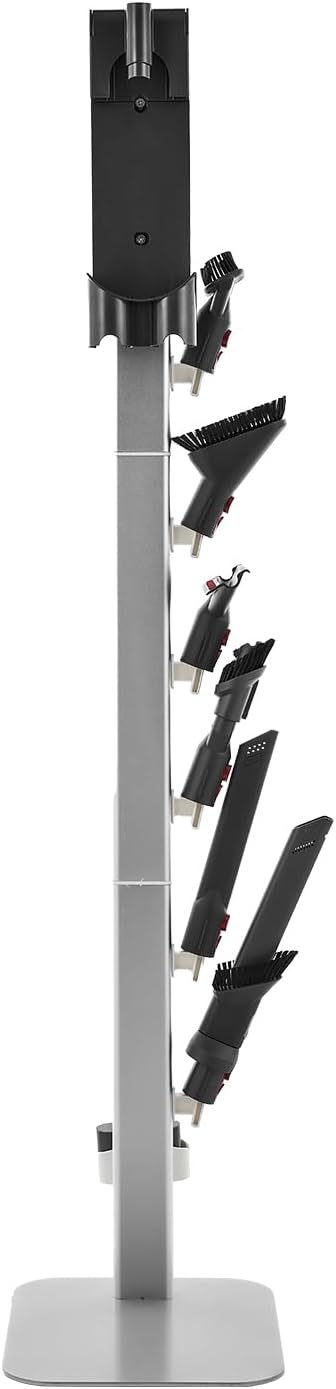 VEVOR Vacuum Stand Compatible with Dyson G5 V15 V12 V11 V10 V8 V7 V6 Series Upright Vacuums Cleaners &amp Accessories Stable Vacuum Stand Holder with 6 Hooks and Non-slip Footpads Gray