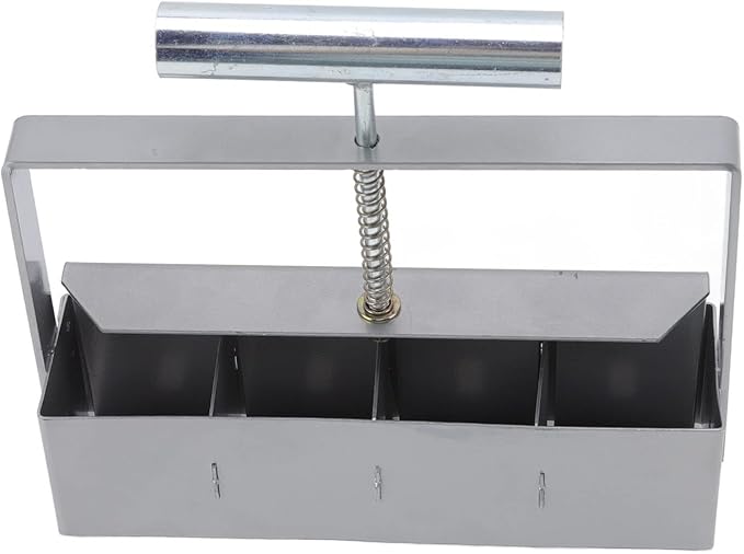 Soil Blocker Stainless Steel Soil Block Maker with Comfortable Handle Handheld Soil Block Maker for Outdoor Garden Vegetable