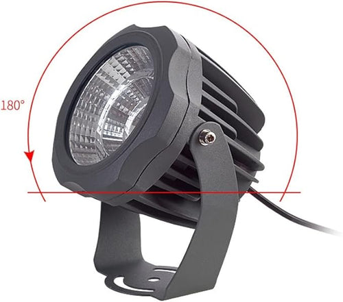 10W/20W/30W Outdoor LED Spotlight Adjustable LED Landscape Spotlights Waterproof COB Landscape Lighting Suitable for Garden Outdoor Pathway Lighting Illumination ( Color : 10W  Size : Green light )